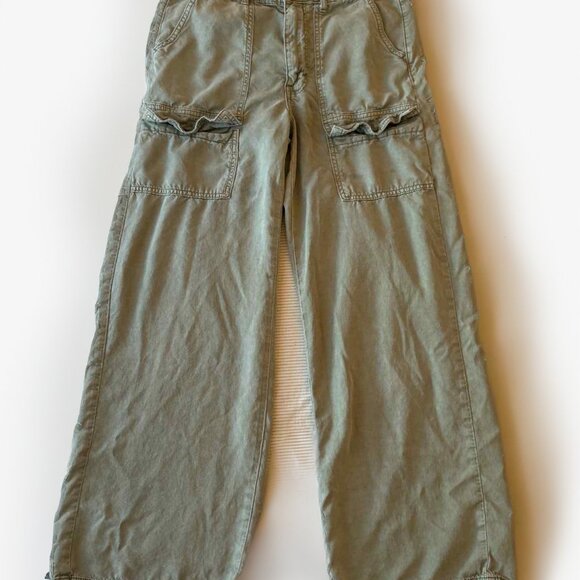 AE Stretch Super High Wasted Baggy Wide Leg Pants - Picture 4 of 4